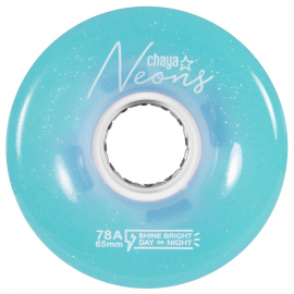 Ruedas Chaya Led Neon Blue 65mm (4-Pack)