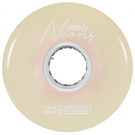 Ruedas Chaya Led Neon White 65mm (4-Pack)