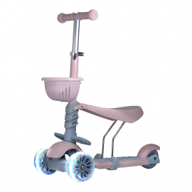 Scooter Childrens Play 3 En 1 Rosa