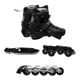 Patines Ajustables 3 en 1 Chicago Full Black