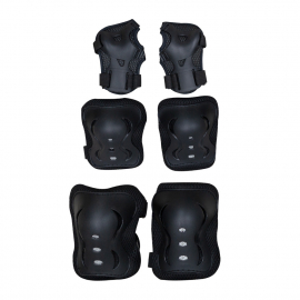 Tripack De Protecciones Negro