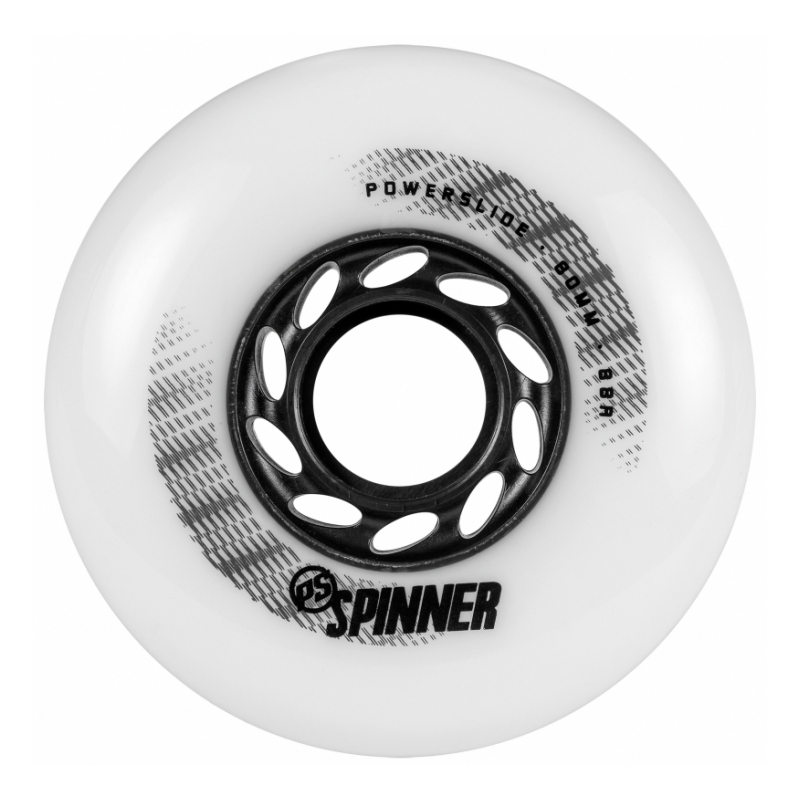 Ruedas Powerslide Spinner White/Black 80mm (4 pack)