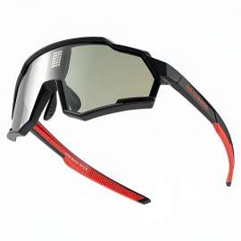 Lentes Rockbros Photochromic Black Red