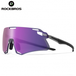 Lentes Rockbros Polarized Gray Purple HD