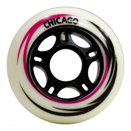 Ruedas Chicago Black/Pink 68mm (4 Pack)