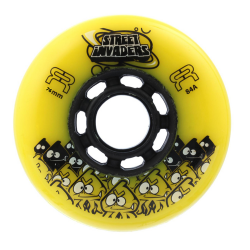 Ruedas FR Street Invaders Yellow 76mm (4 Pack)