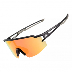 Lentes Rockbros Polarized Black/Orange