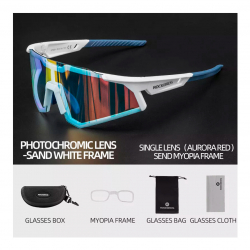 Lentes Rockbros Photochromatic White Glass