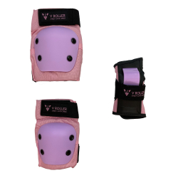 Tripack De Protecciones V Roller Pink Lilac