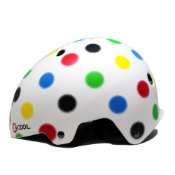 Casco X Cool White Dots