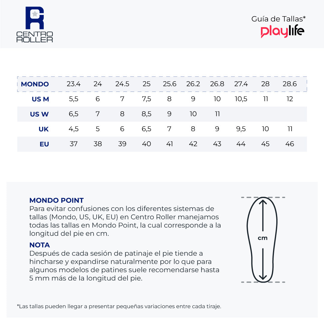 Patines Playlife Uno Black 80