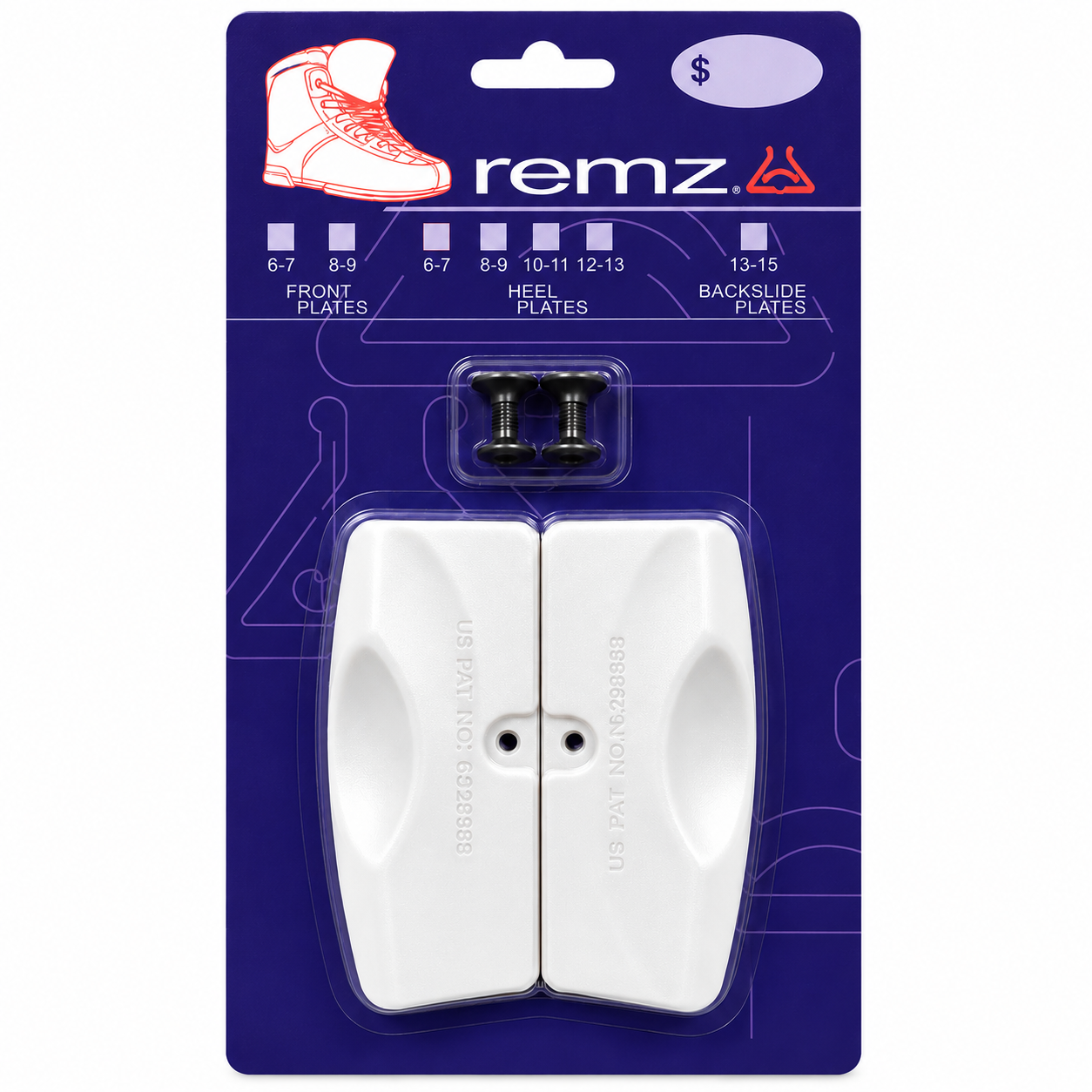 Backslide Plates Remz White