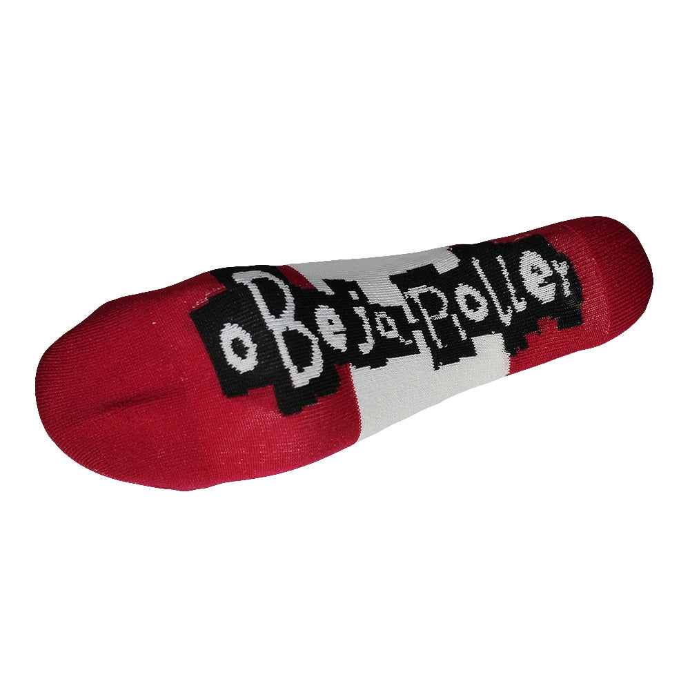 Calcetas oBeja Roller Stripes White/Red