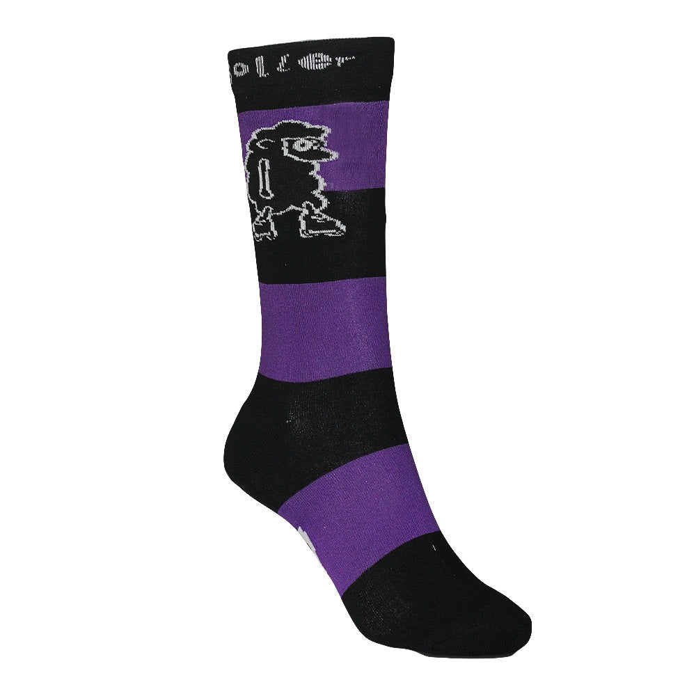 Calcetas oBeja Roller Stripes Black/Purple