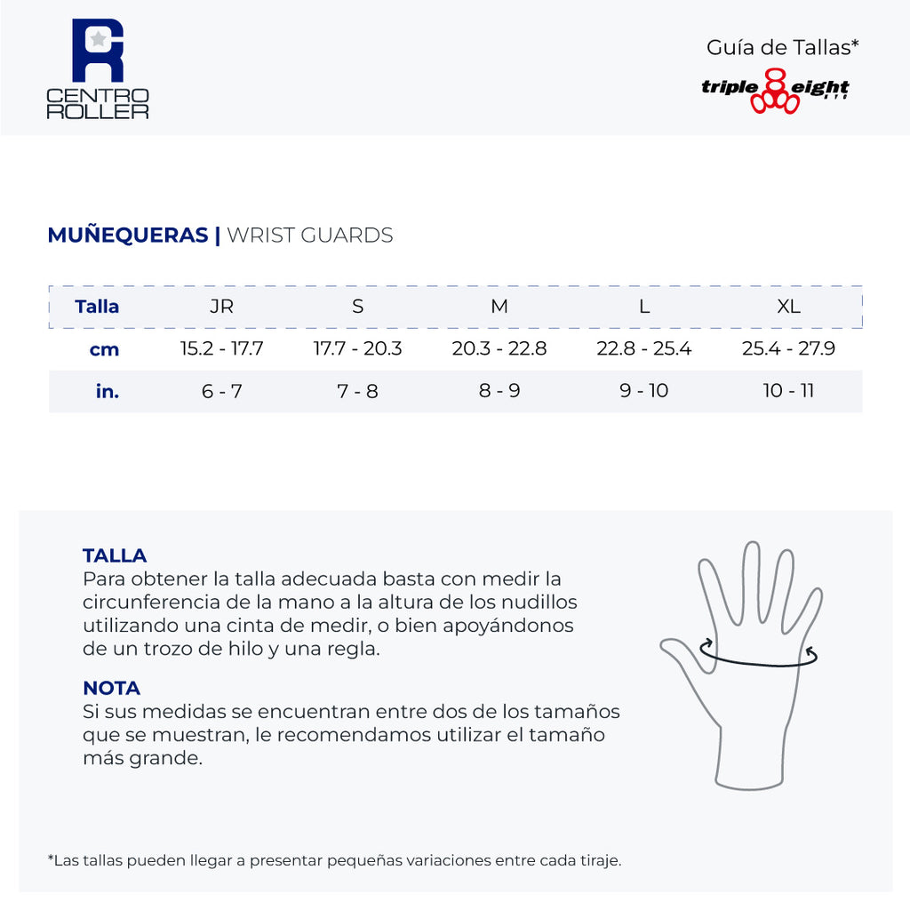Muñequeras Triple 8 Wristsaver II