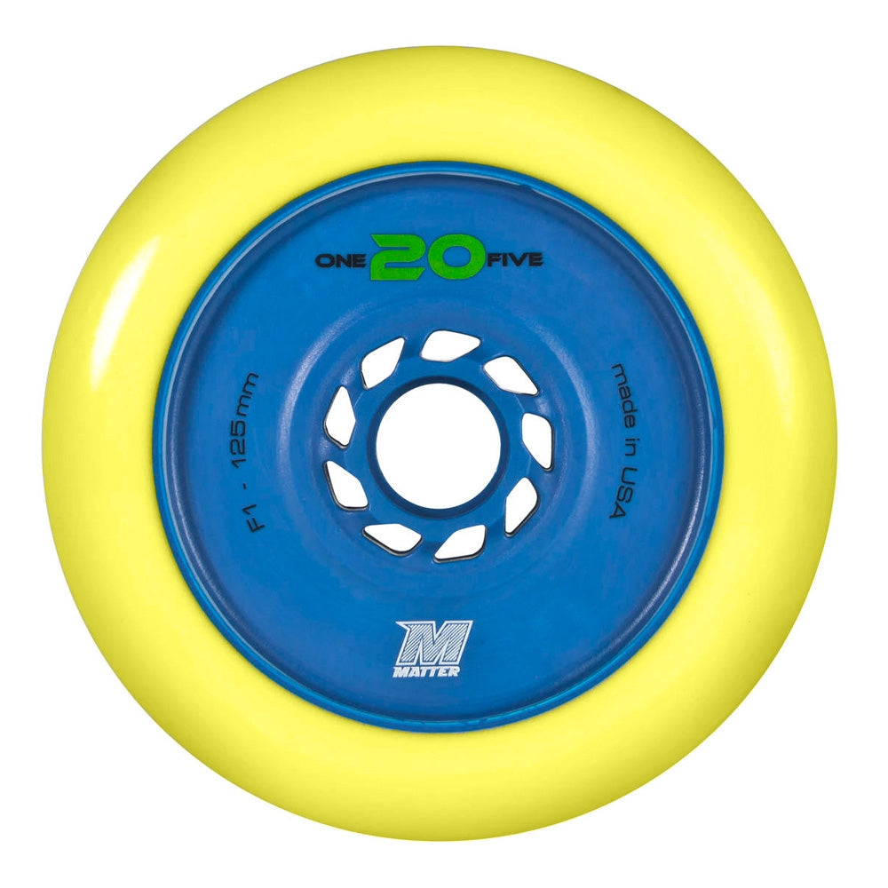 Rueda Matter One20Five Yellow/Blue 125mm F1 (Pieza)