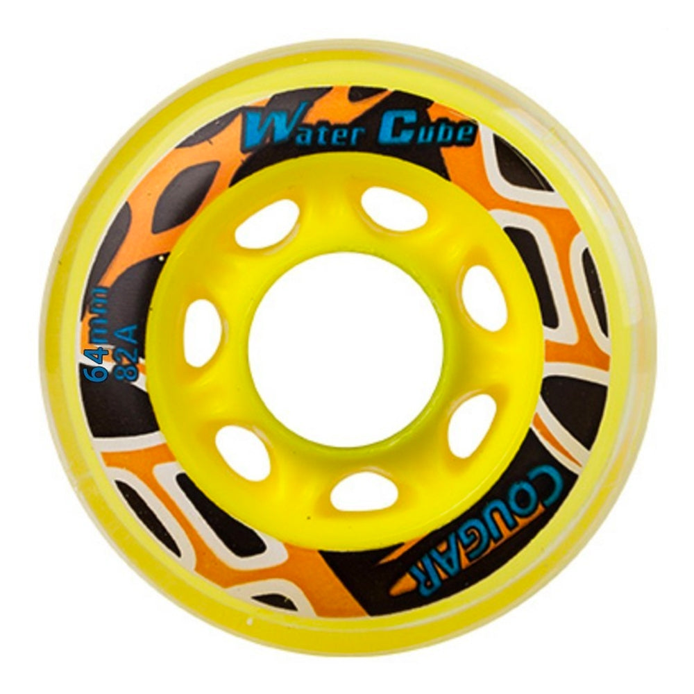 Ruedas Cougar Amarillo 64mm (8-Pack)