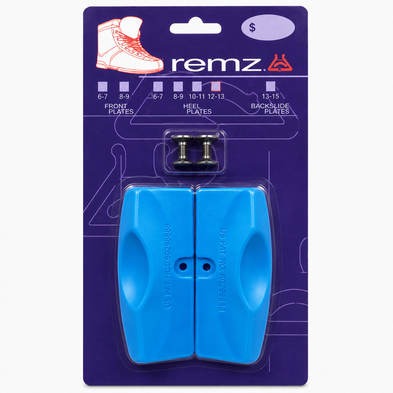 Backslide Plates Remz Blue