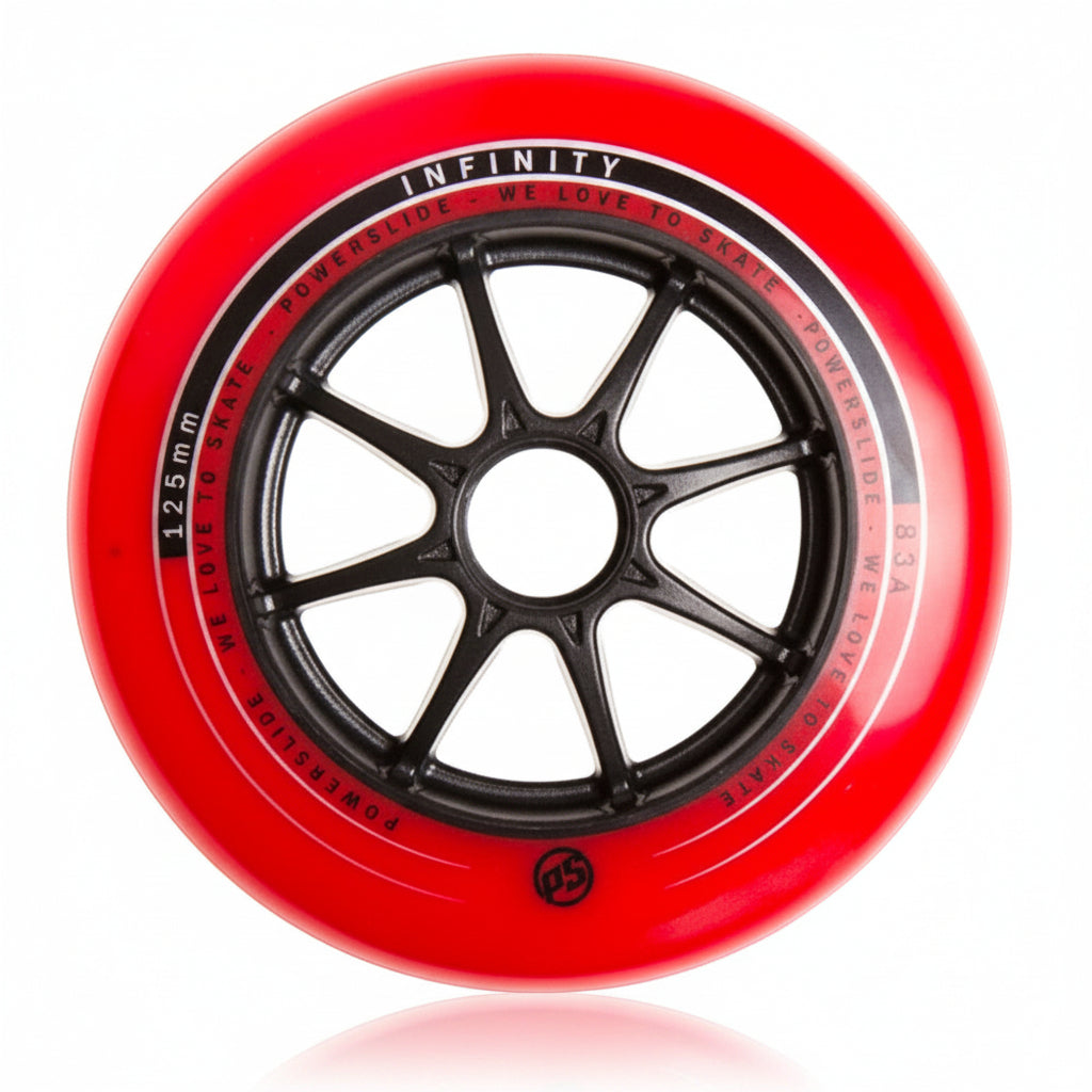 Rueda Powerslide Infinity Red/Black Core 125mm