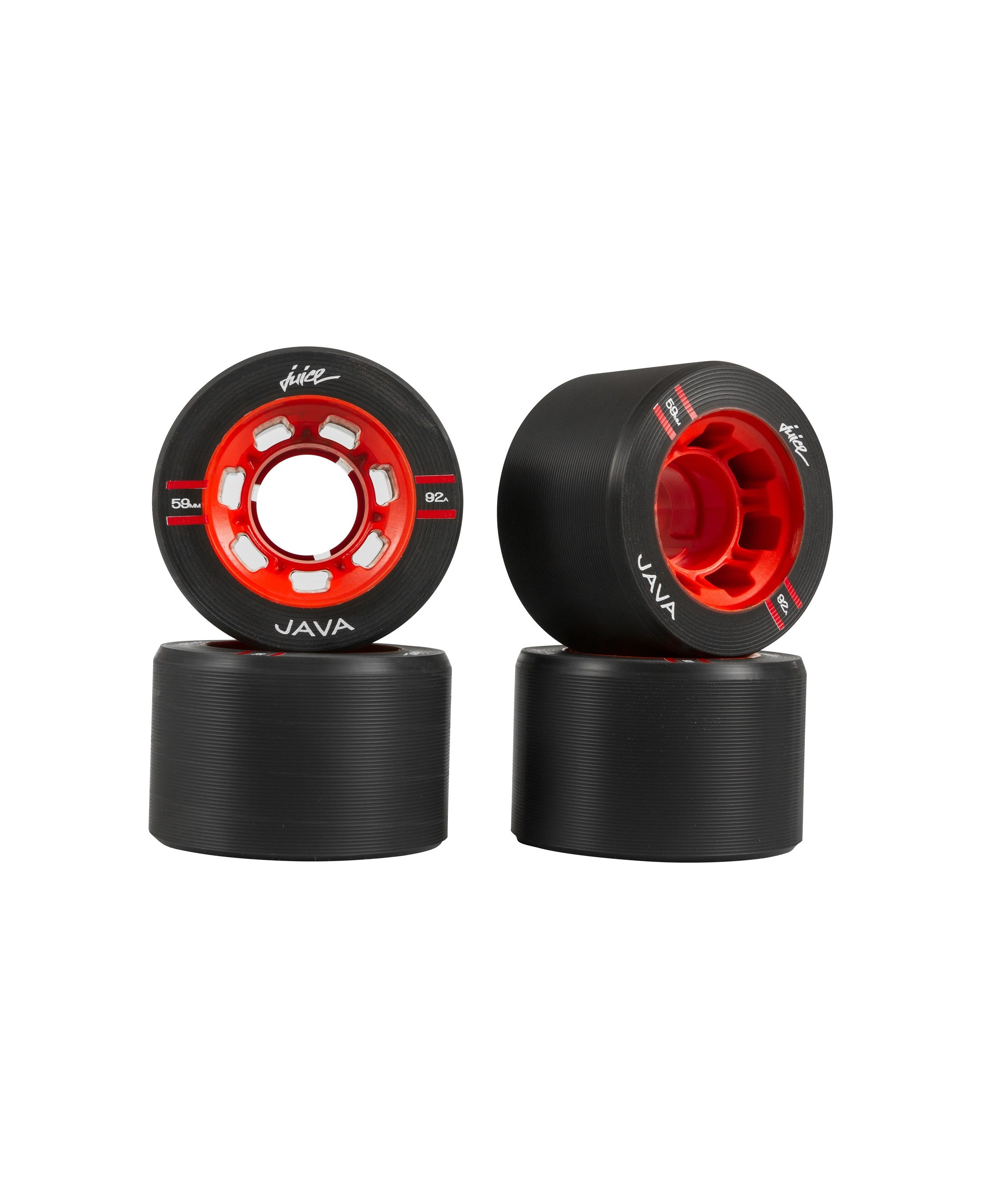 Rueda Chaya Juice Java 59mm Black/Red (4-Pack)