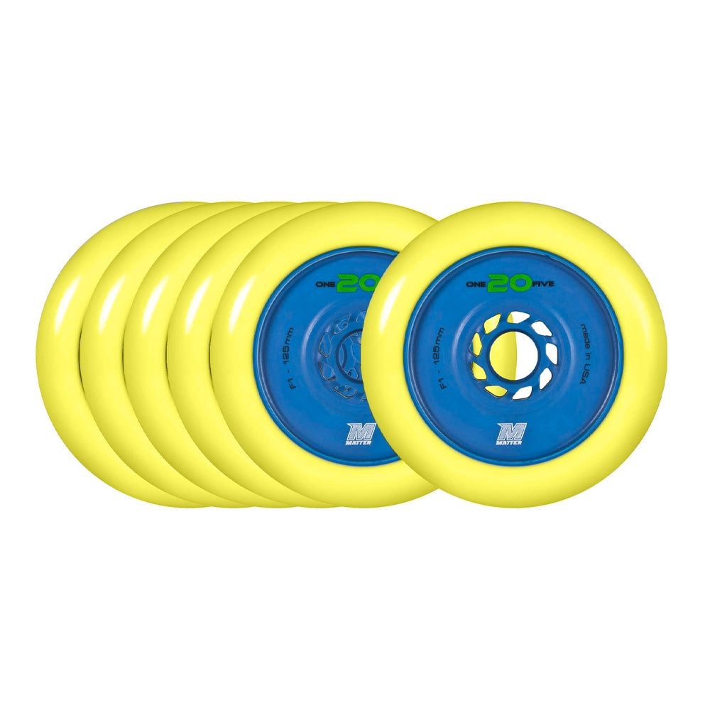 Rueda Matter One20Five Yellow/Blue 125mm F1 (Pieza)