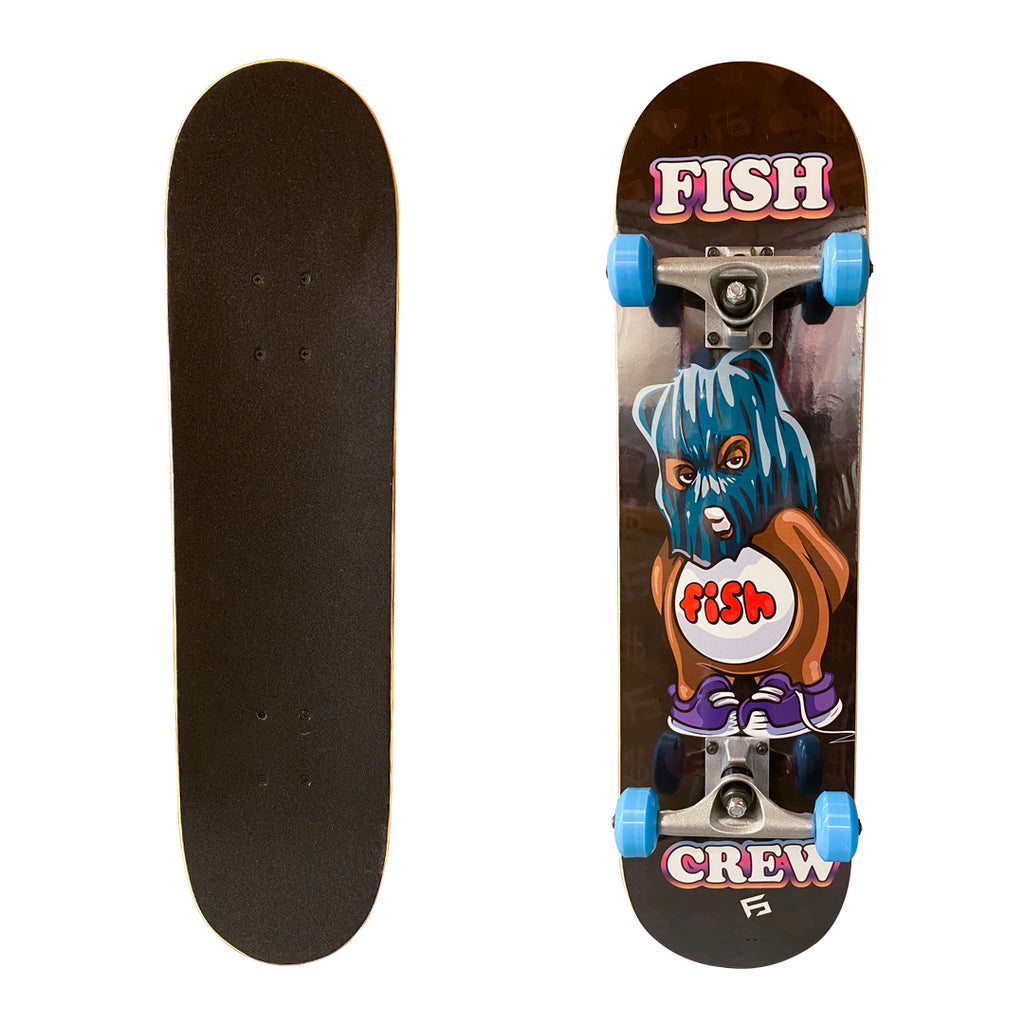 Patineta Fish Crew Brown Teddy