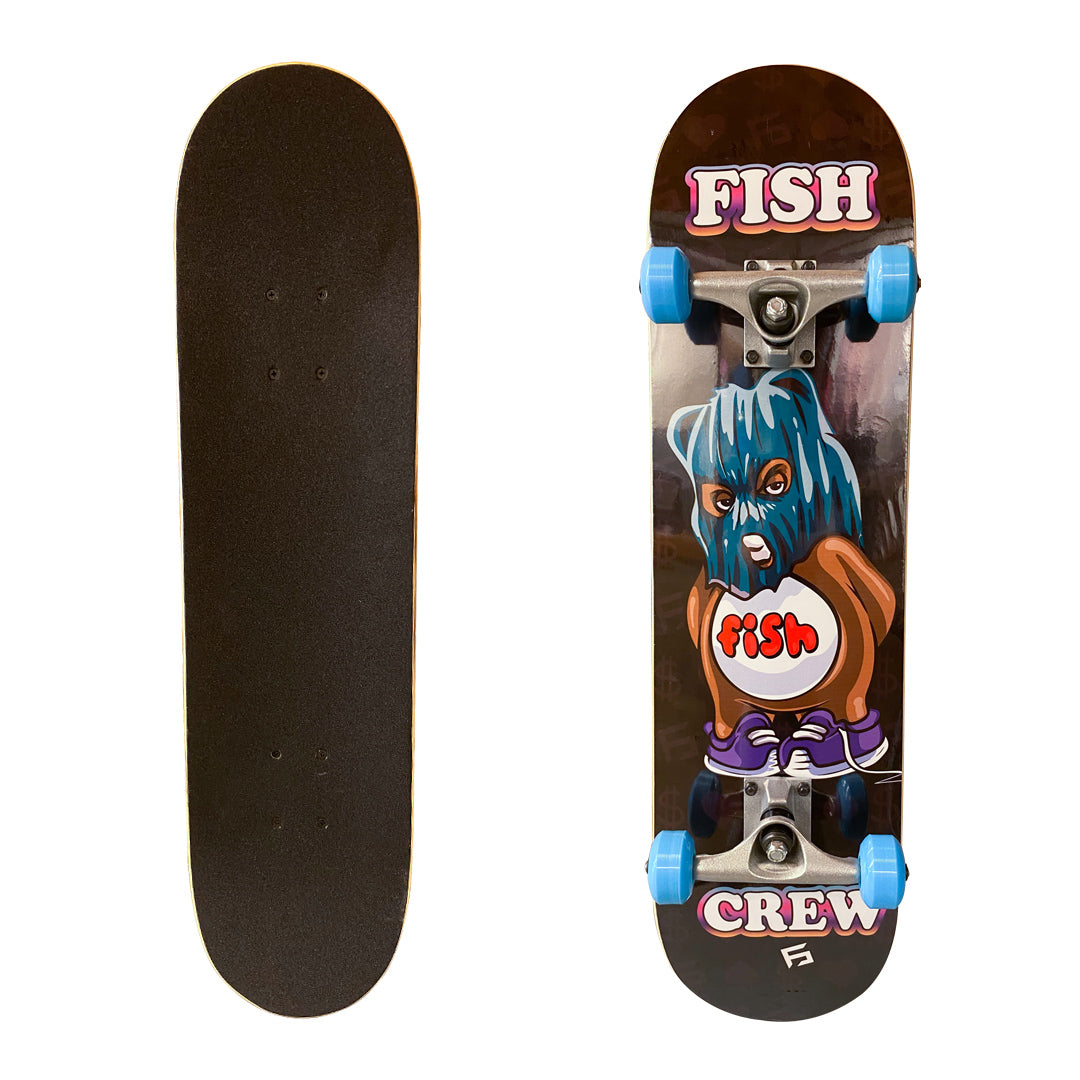 Patineta Fish Crew Brown Teddy