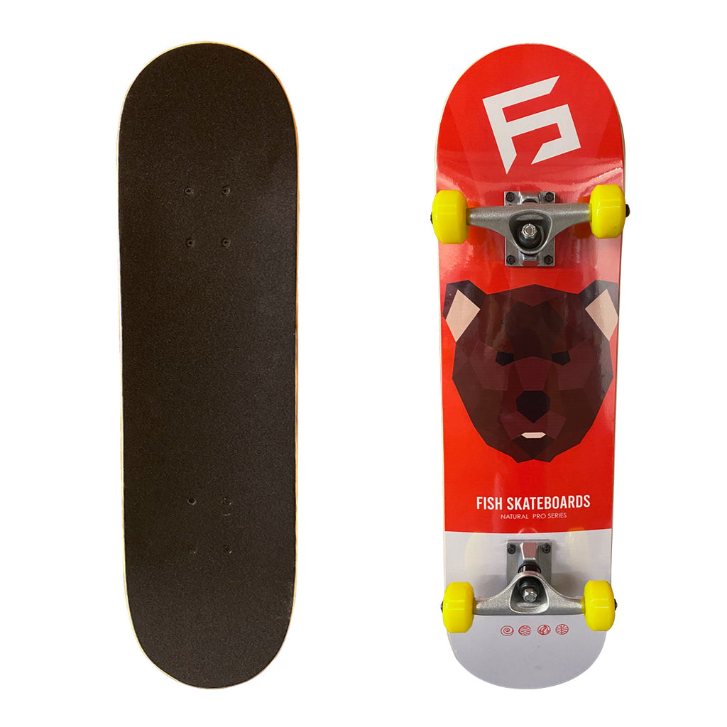 Patineta Fish Red Bear