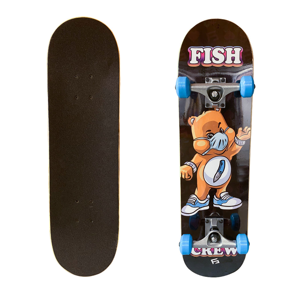 Patineta Fish Crew Yellow Teddy