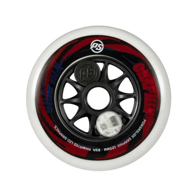Rueda Powerslide Graphix Colorful 125mm (Derecho)