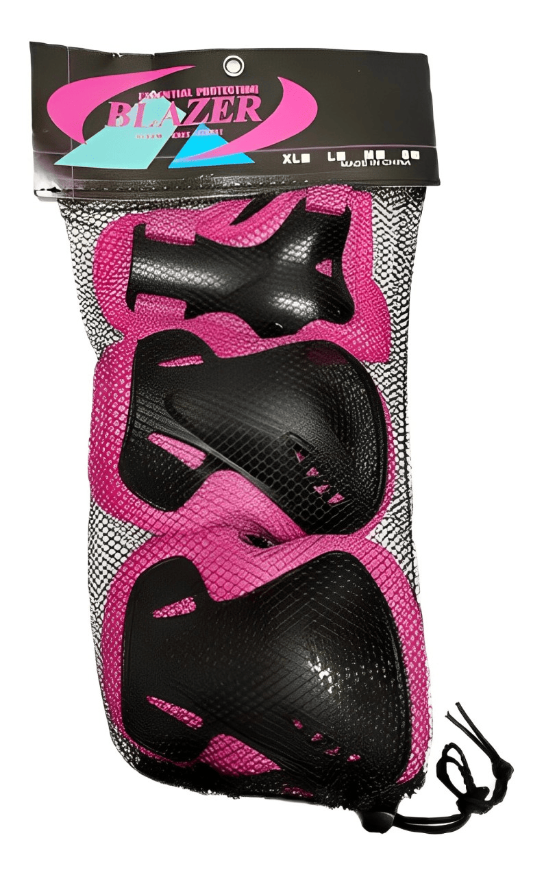 Tripack De Protecciones Blazer Para Niños BZ-0336 Rosa