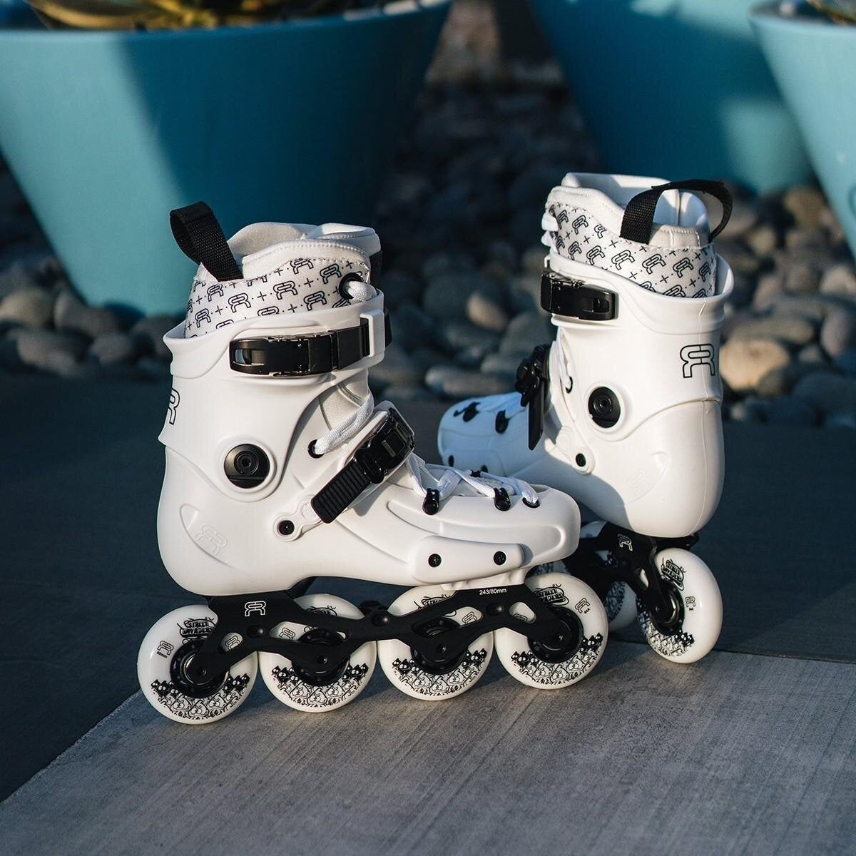 Patines FR FR1 80 Deluxe Intuition  White 2023