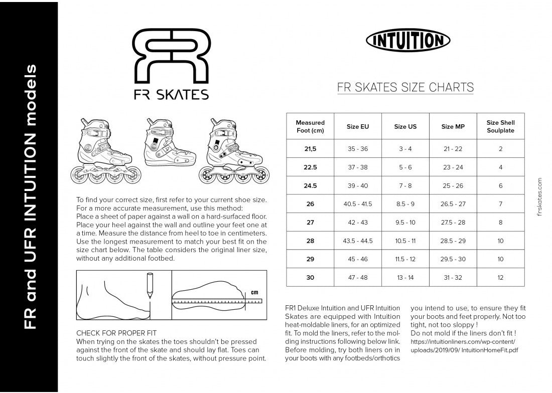 Patines FR FR1 80 Deluxe Intuition  White 2023