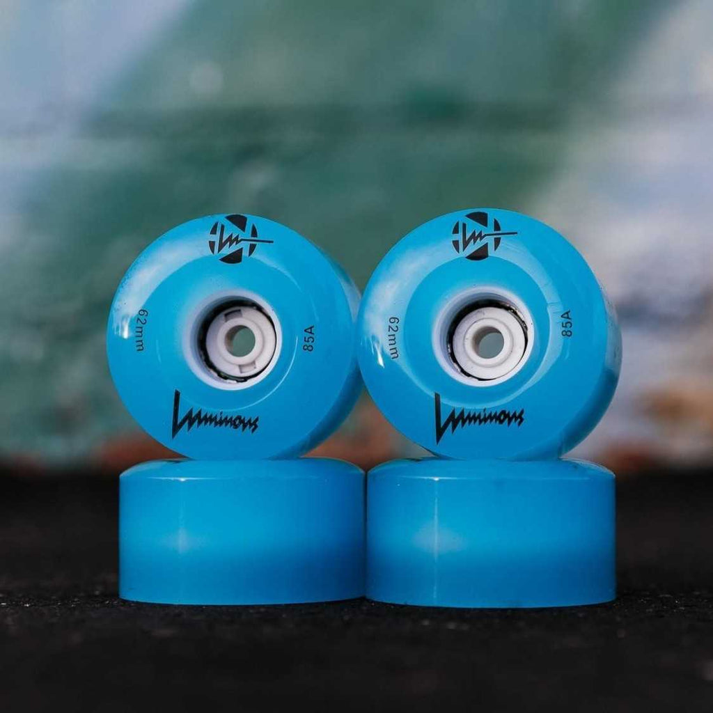 Ruedas Luminous Quads Blue 62mm (4-Pack)