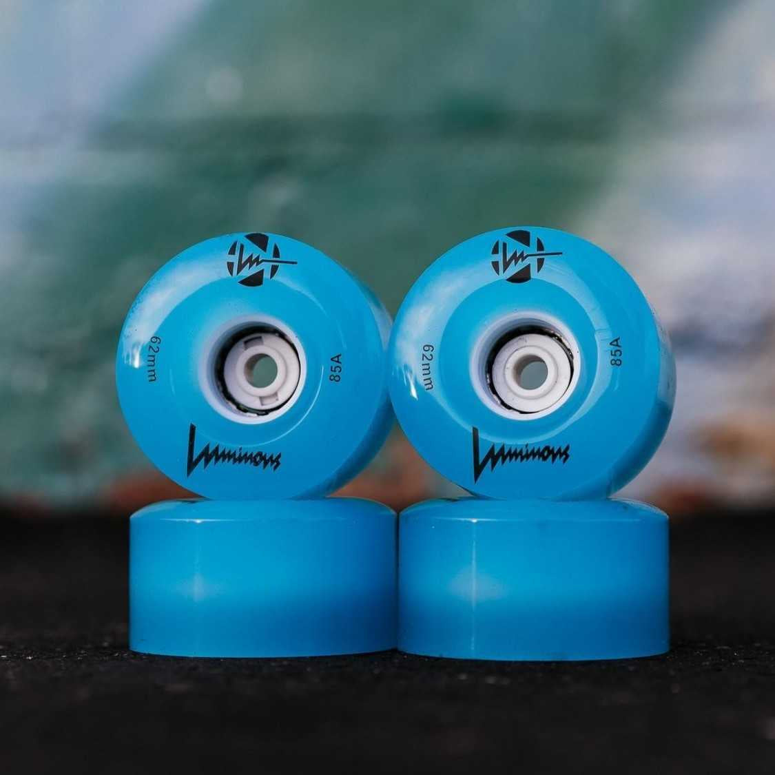Ruedas Luminous Quads Blue 62mm (4-Pack)