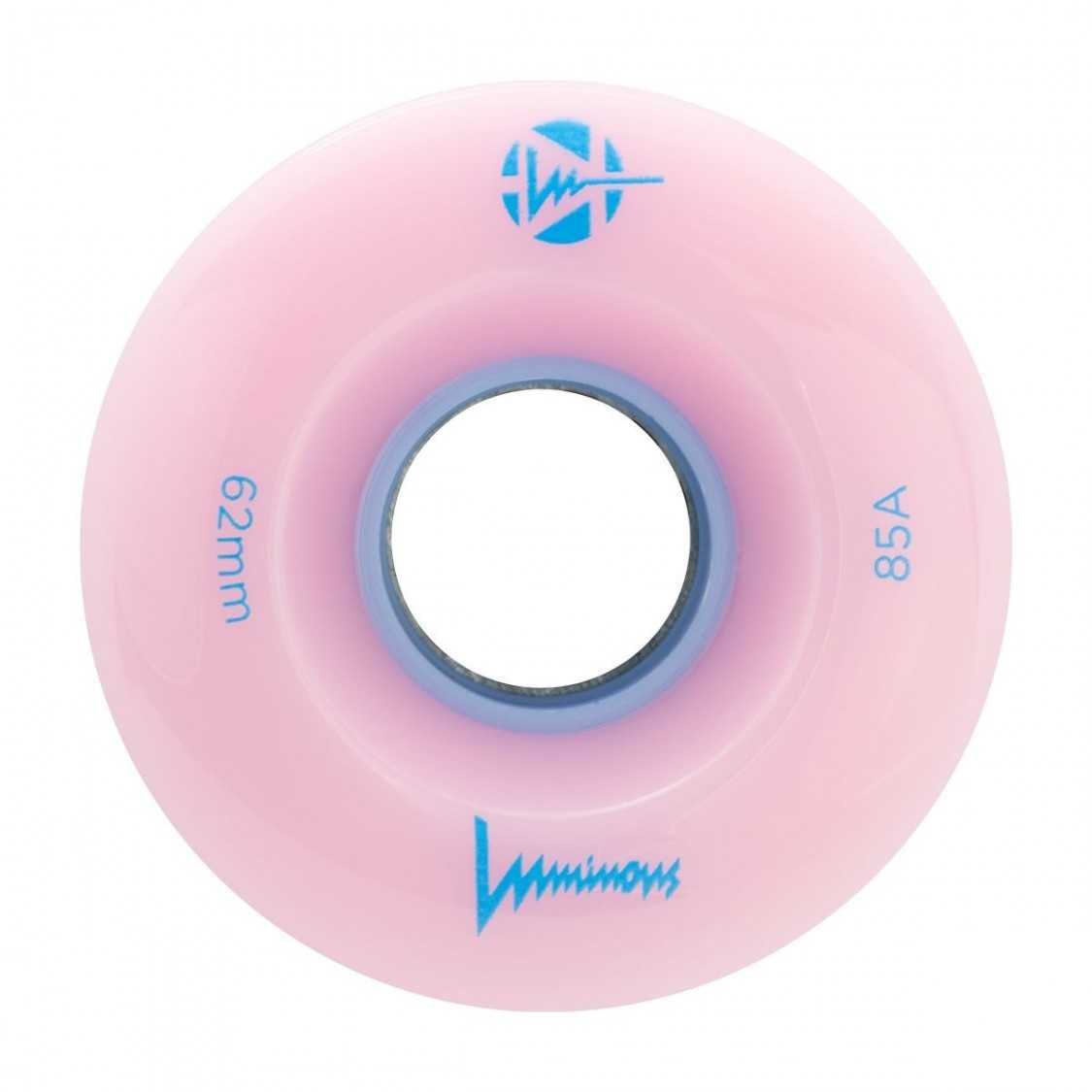 Ruedas Luminous Quads Pink Light Blue 62mm (4-Pack)