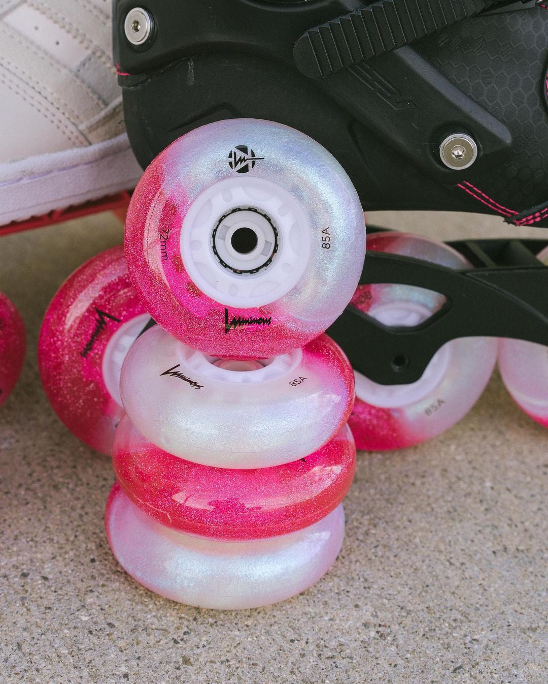 Ruedas Luminous Cotton Candy 72mm (4-Pack)