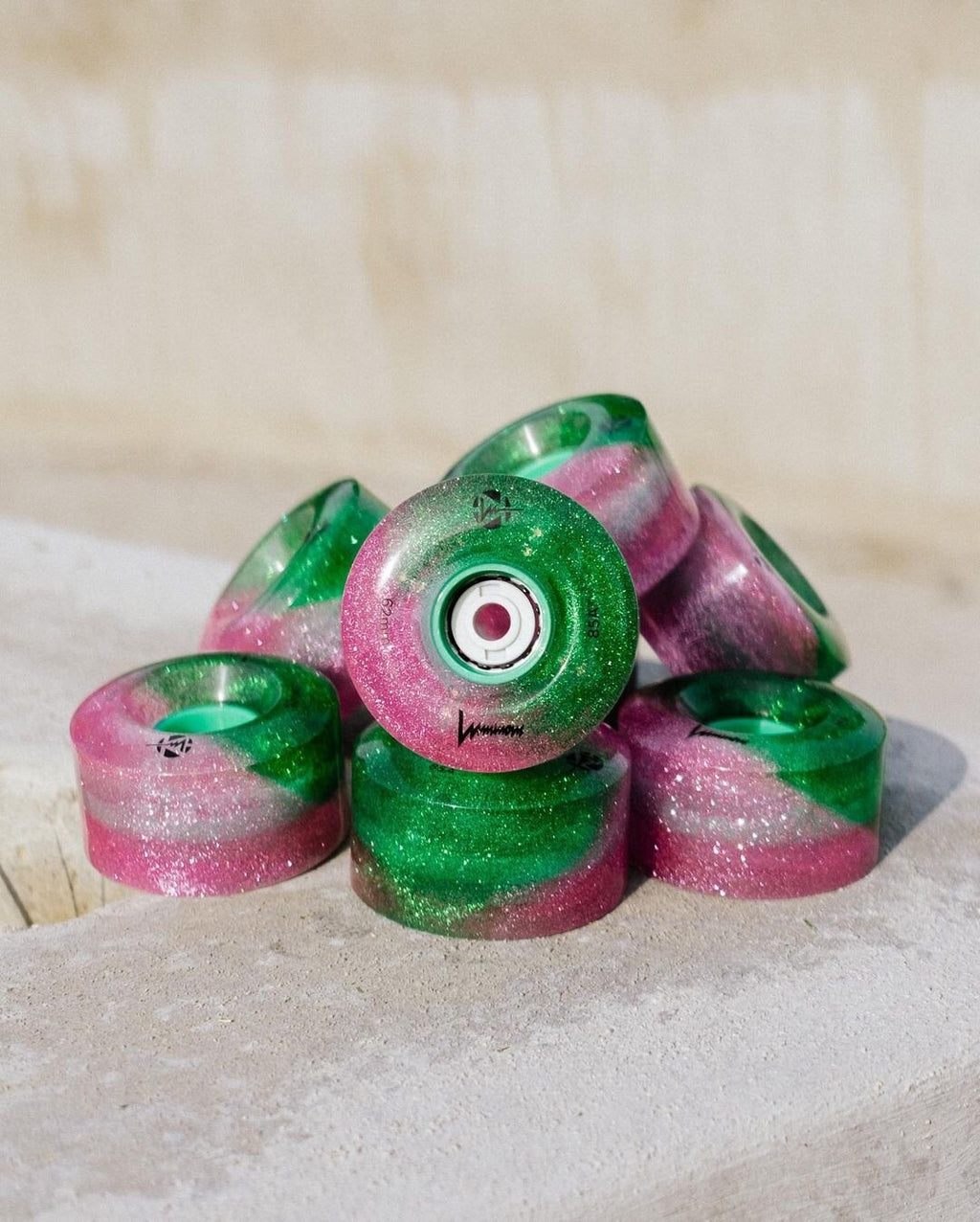 Ruedas Luminous Quads Pink Forest 62mm (4-Pack)