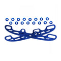 Cuchillas Para Hielo Flying Eagle Azul 290mm