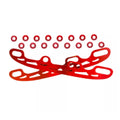 Cuchillas Para Hielo Flying Eagle Rojo 290mm