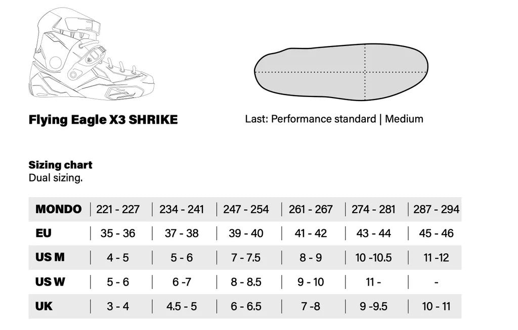 Patines Flying Eagle X3 Shrike Pro Morado
