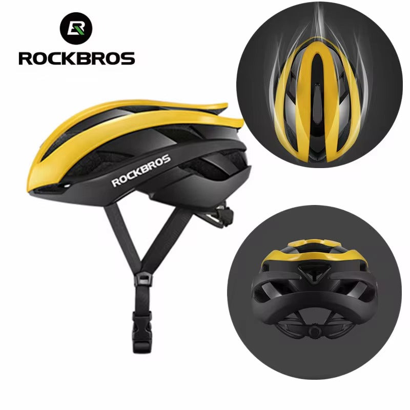 Casco  Rockbros Amarillo