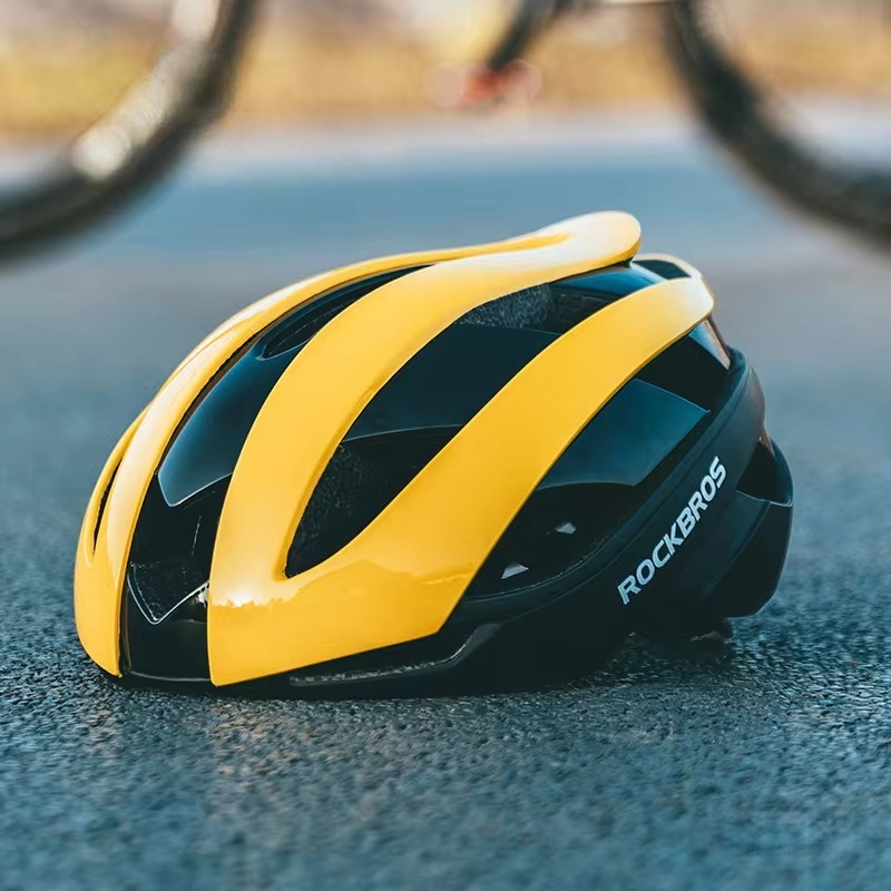 Casco  Rockbros Amarillo