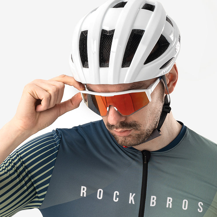 Lentes Rockbros Polarized White/Blue