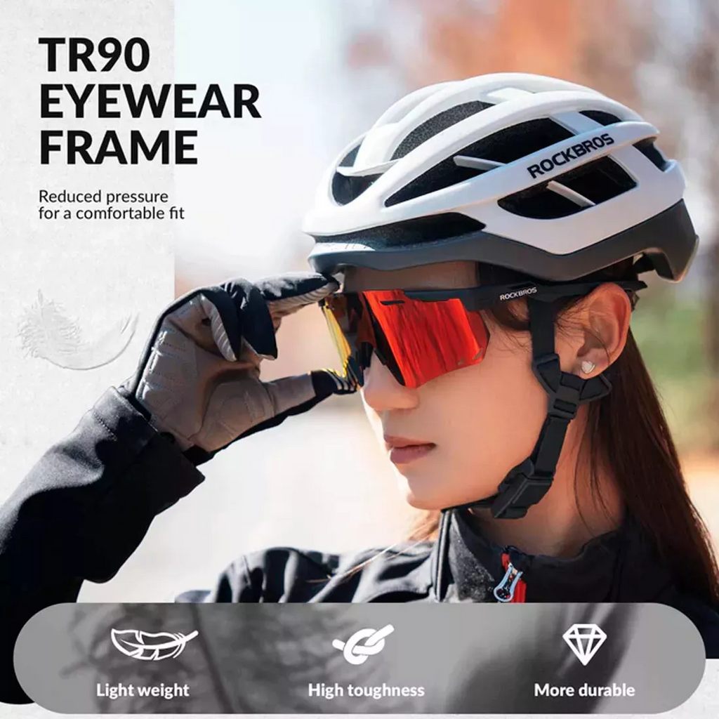 Lentes Rockbros Polarized Black