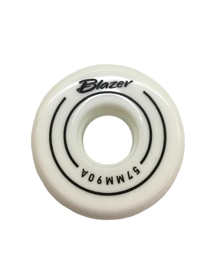 Ruedas Blazer Agresivo White 57mm/90A (Por Pieza)