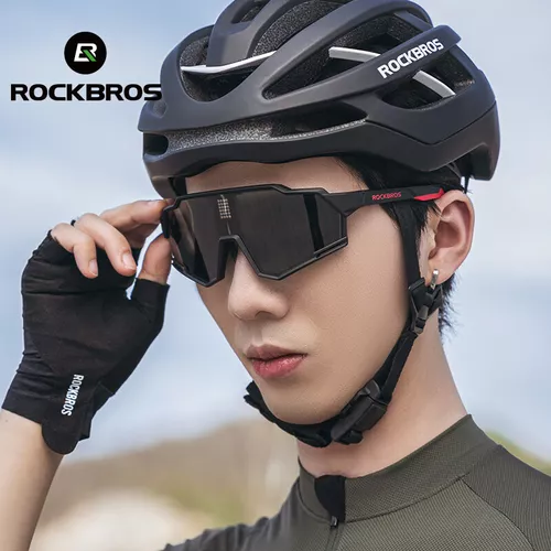 Lentes Rockbros Photochromic Black Red