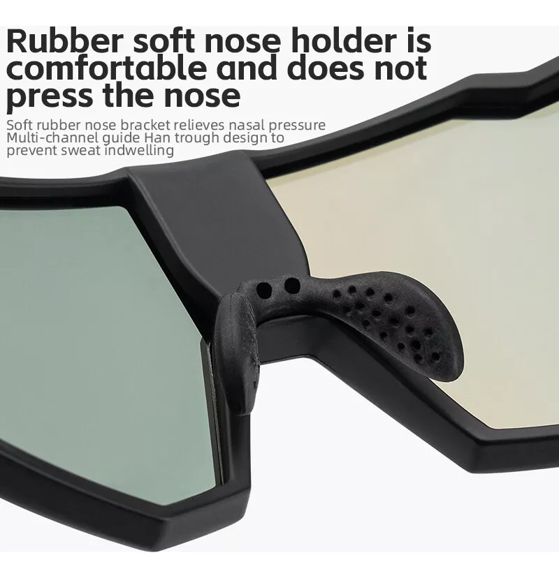 Lentes Rockbros Photochromic Black Red