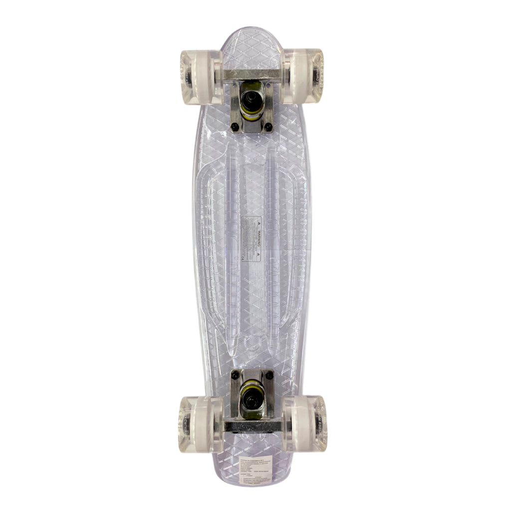 Patineta Fish White Glass