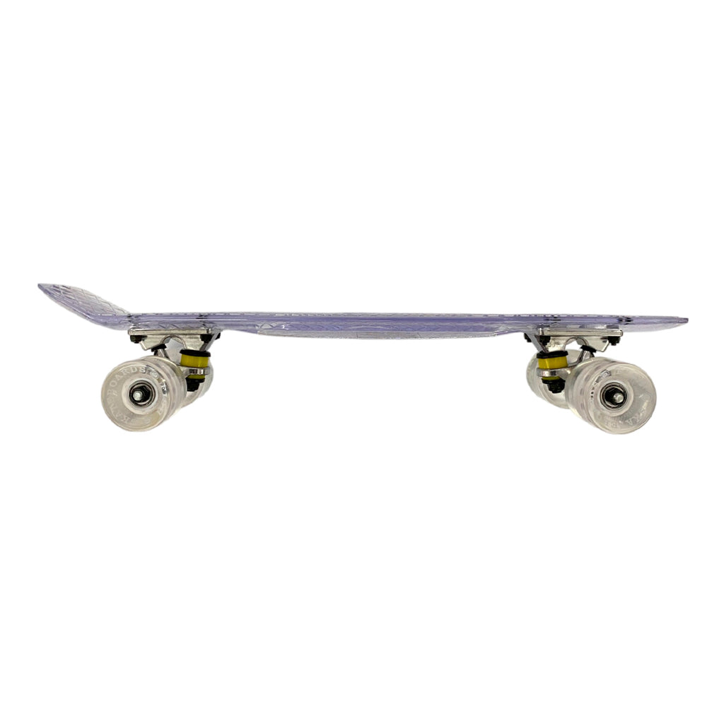 Patineta Fish White Glass